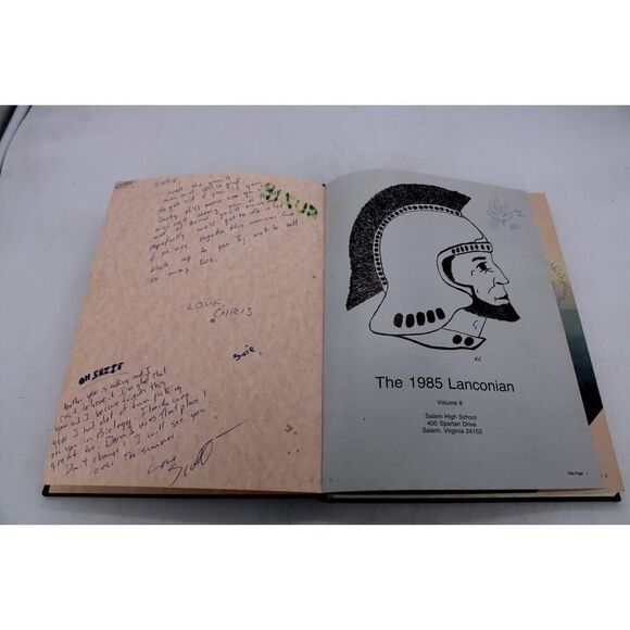 1985 SALEM HIGH SCHOOL YEARBOOK THE LACONIAN, SALEM, VA - Picture 4 of 16